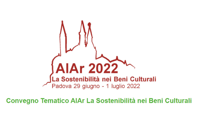 Collegamento a Convegno Tematico AIAr 2022 - La Sostenibilità nei Beni Culturali