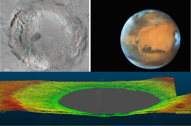 Collegamento a Uno studio guidato dal Dipartimento di Geoscienze svela i segreti di un antico cratere marziano
