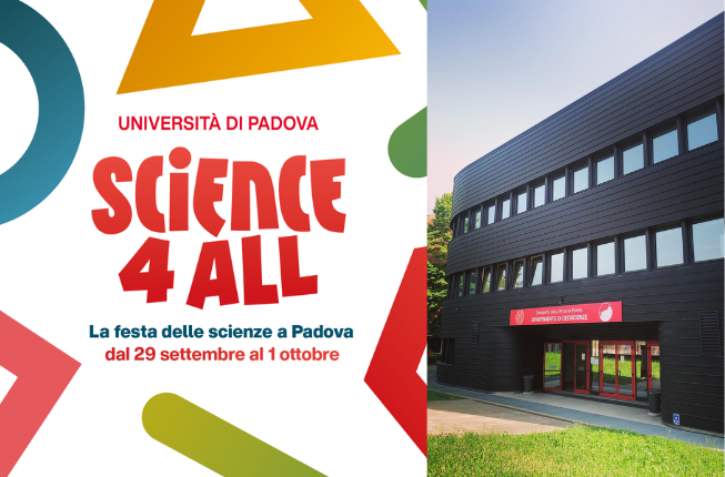Collegamento a Science4all: le attività del Dipartimento di Geoscienze 